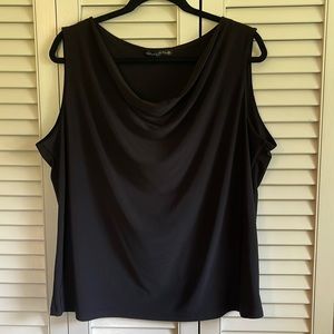 Sleeveless Black Top